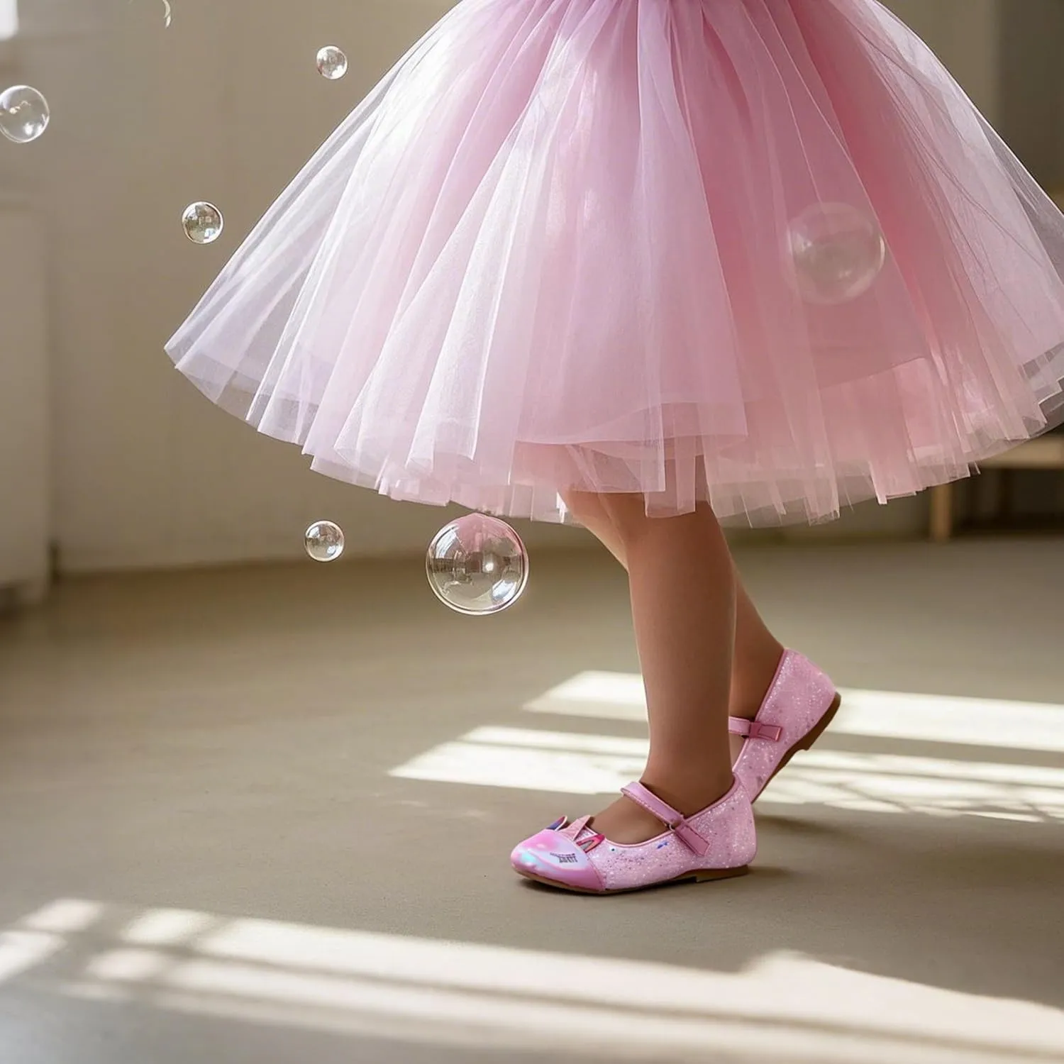 Girls Dress Shoes Ballet Mary Jane Flat Toddler Kid Bow Party Shoes