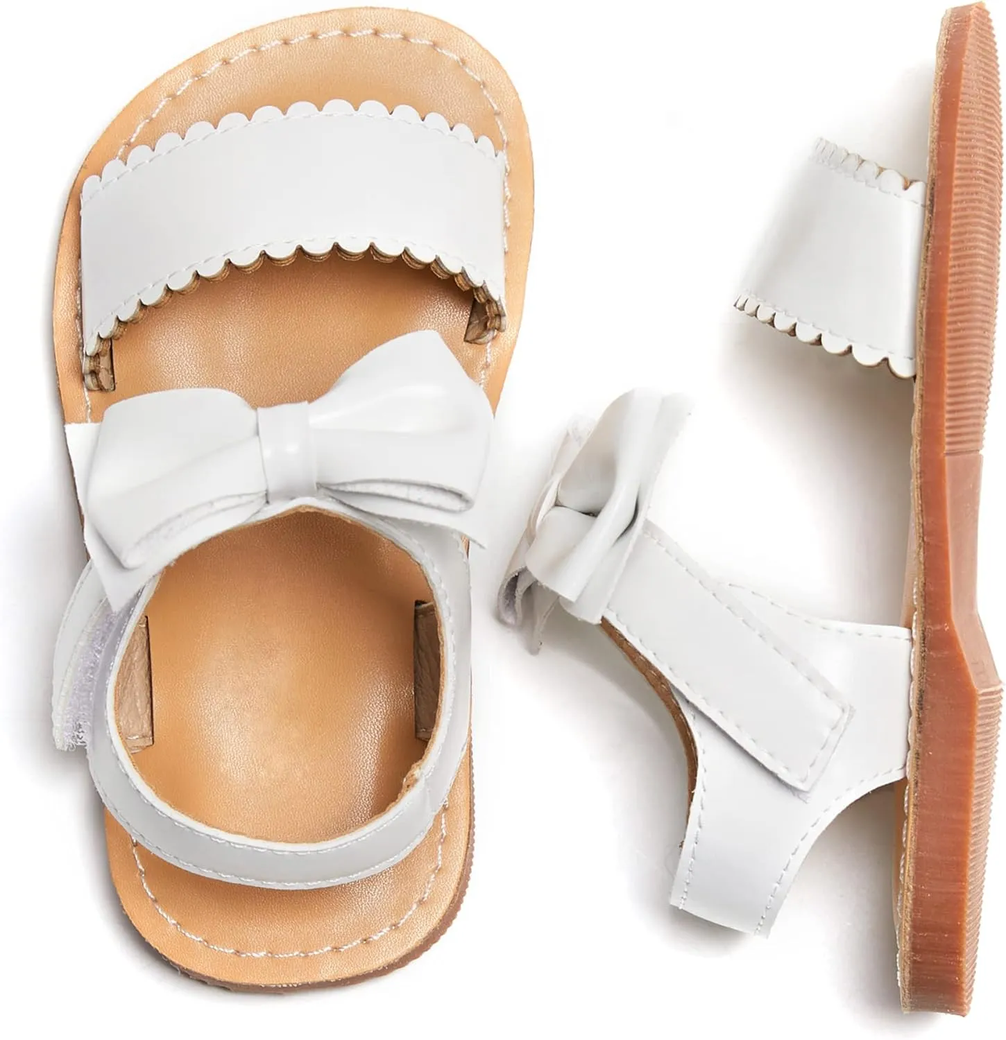 Girls Open Toe Flat Sandals Summer Casual Toddler Little Kid Sandals