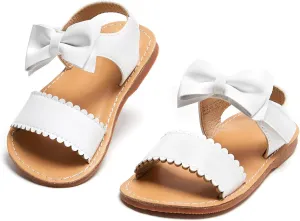 Girls Open Toe Flat Sandals Summer Casual Toddler Little Kid Sandals