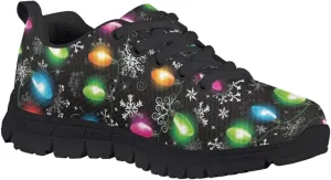 Gomyblomy Kids Running Shoes Boys Girls Tennis Shoes Lightweight Breathable Athletic Shoes Lace Up Flat Sneakers