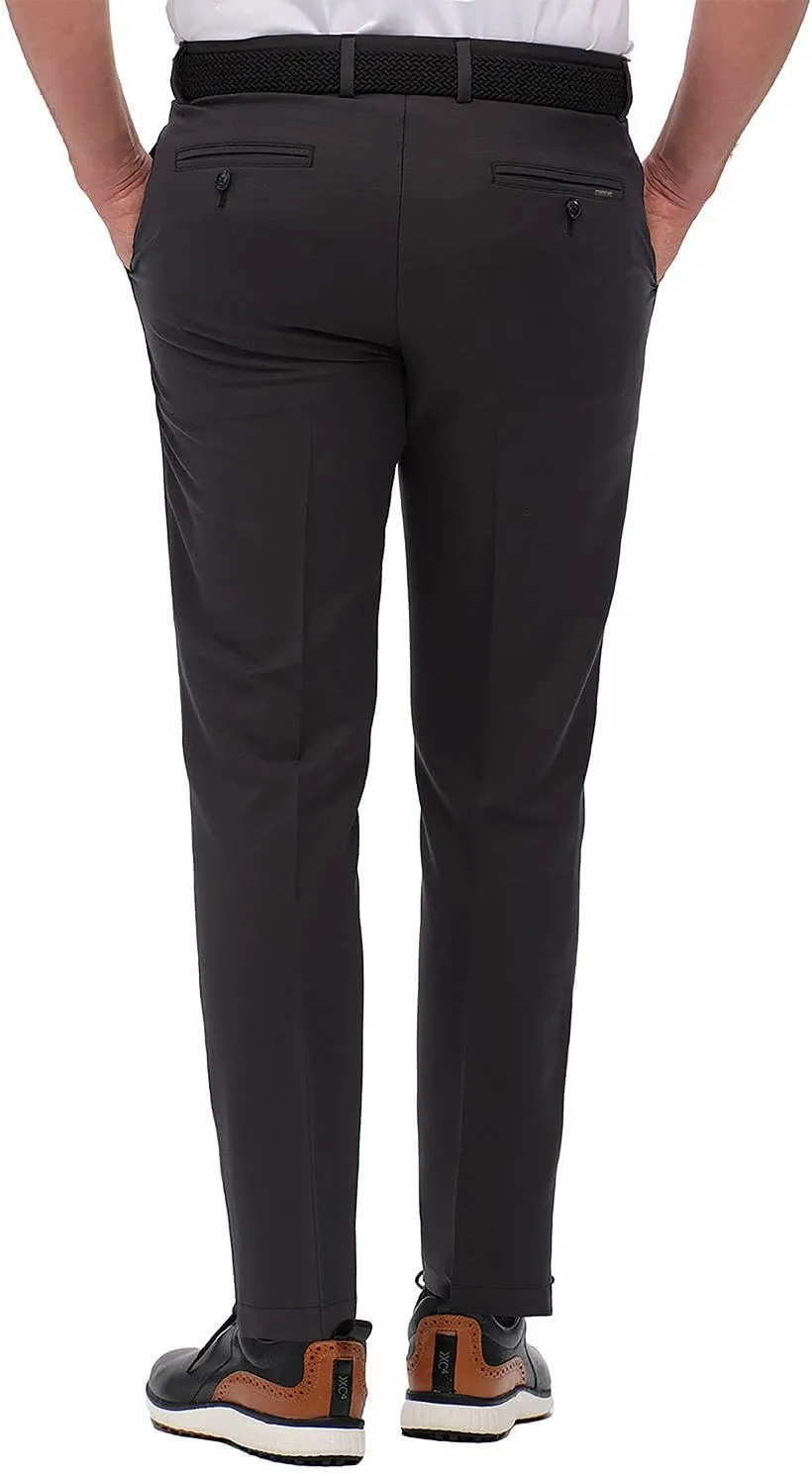 Greg Norman Men's Golf Performance Classic Fit Flat Front Stretch Sweatpants, Moisture-Wicking Lightweight Casual Dress Pants