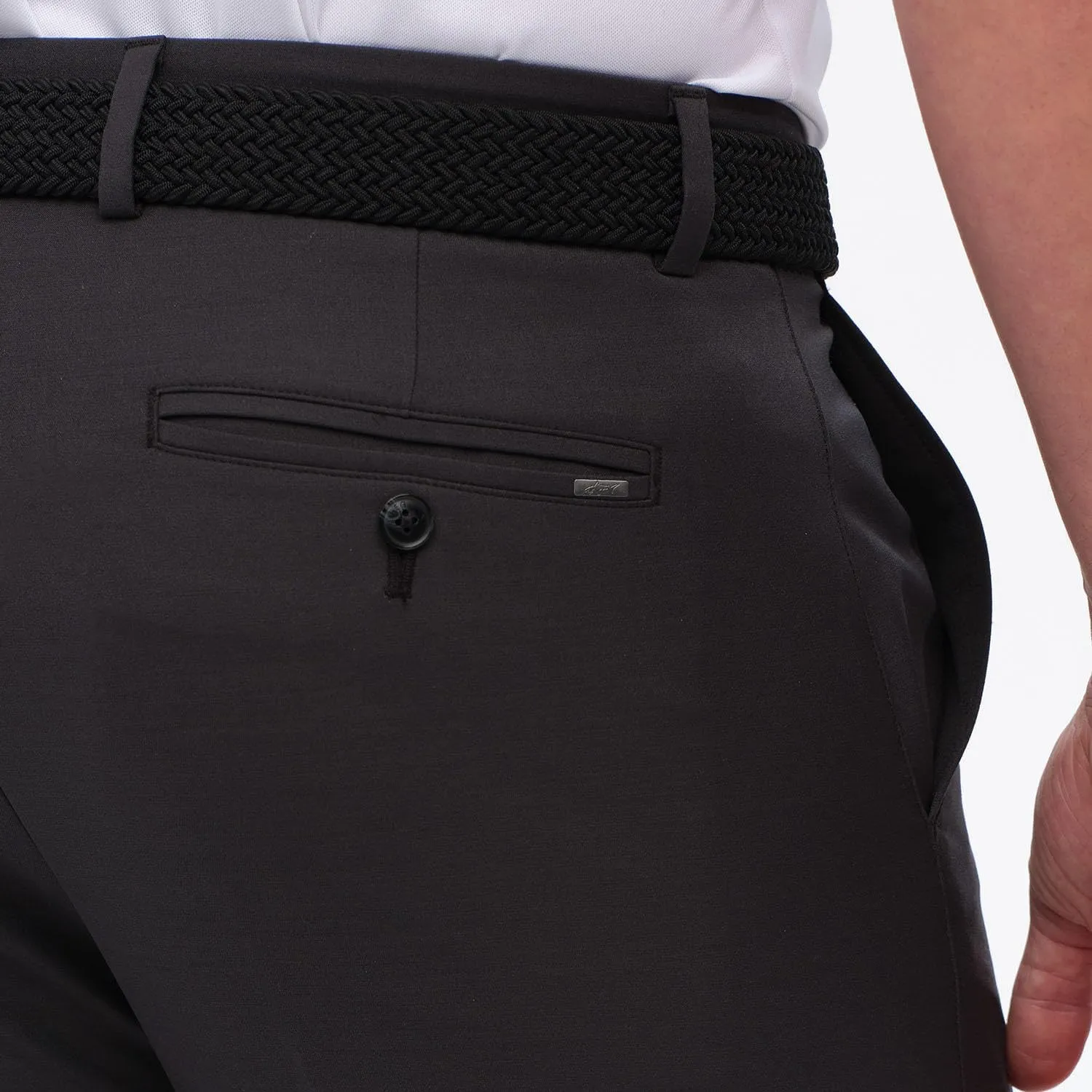 Greg Norman Men's Golf Performance Classic Fit Flat Front Stretch Sweatpants, Moisture-Wicking Lightweight Casual Dress Pants