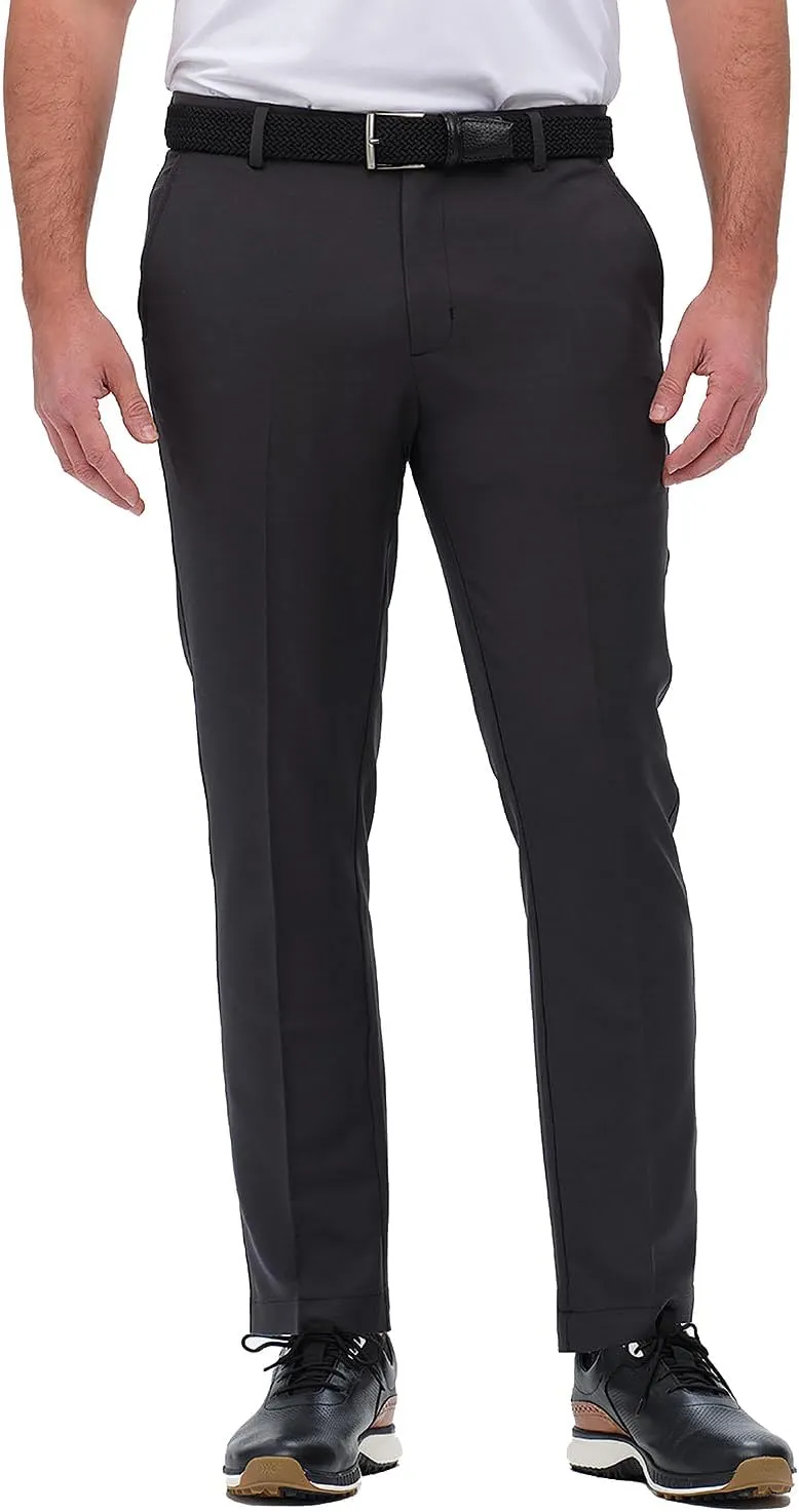 Greg Norman Men's Golf Performance Classic Fit Flat Front Stretch Sweatpants, Moisture-Wicking Lightweight Casual Dress Pants