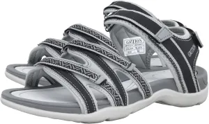 GRITION Women Hiking Sandals Girls, Outdoor Sport Water Shoes, Summer Flat Cross-Tied Sandals Open Toe Adjustable Walking Shoes