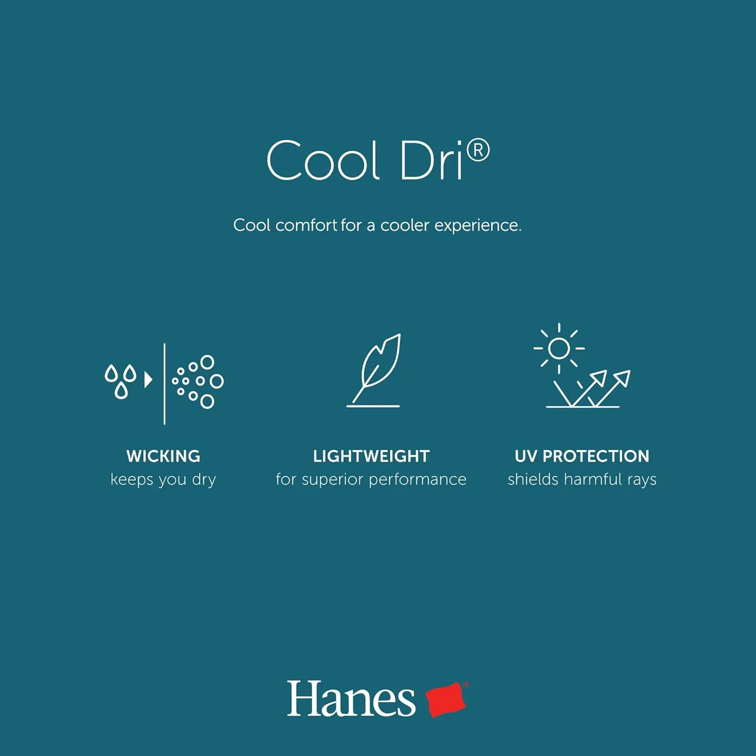 Hanes Women's Cool DRI Long Sleeve Performance T-Shirt, Moisture-Wicking Tee, 40  UPF Protection, 1 or 4 Pack