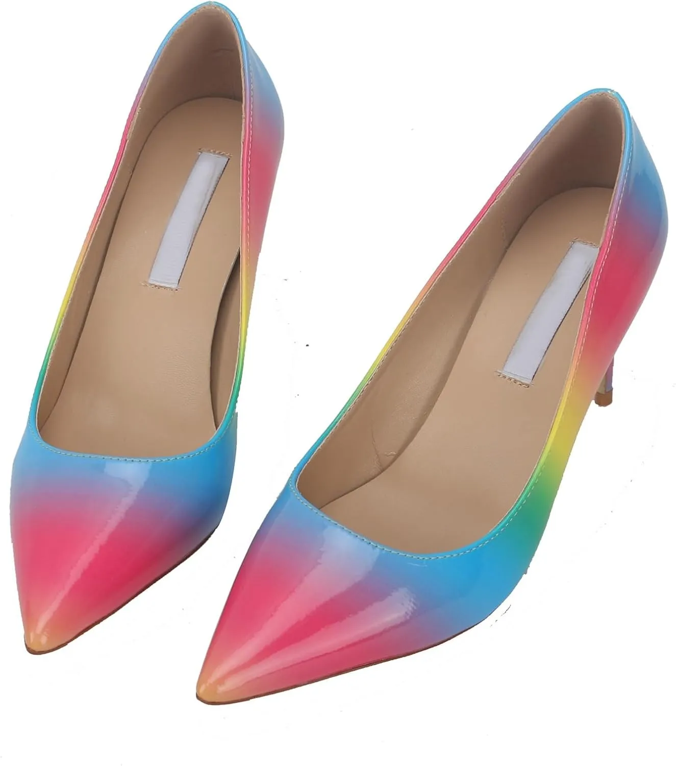 Hanfike Womens Sexy High Heel Pumps Slip on Formal Party Wedding Evening Shoes