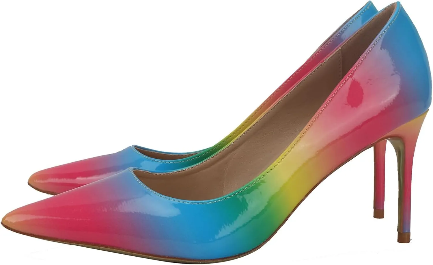 Hanfike Womens Sexy High Heel Pumps Slip on Formal Party Wedding Evening Shoes
