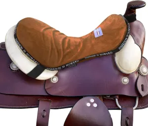 Harrison Howard Trail Seat Saver Western Tack Saddle Ride-on Pad with Cushion Bottom Helps Distribute Back Pressure