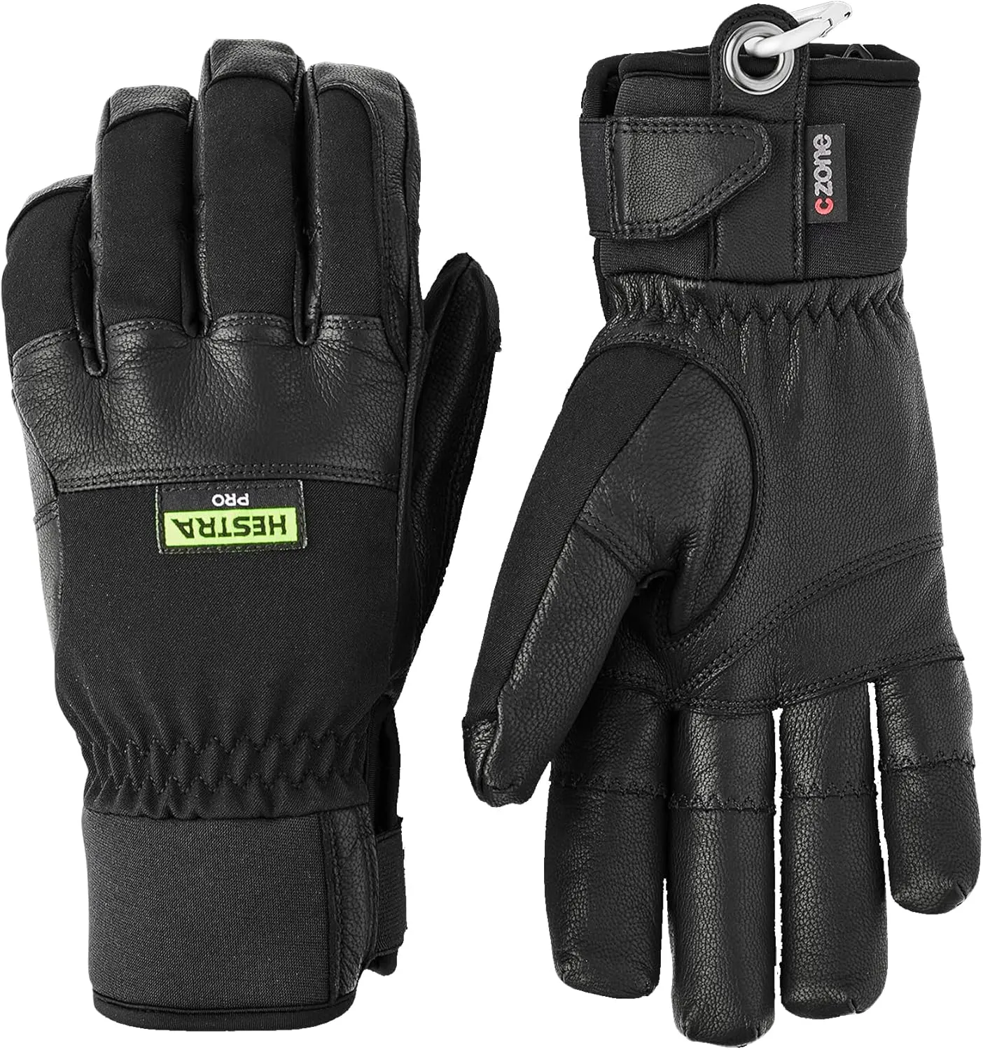 Hestra Job Alpha Pro Ergo Grip Gloves with Czone Insert for Work, Yard, Wet Weather and General Multi-Use Jobs