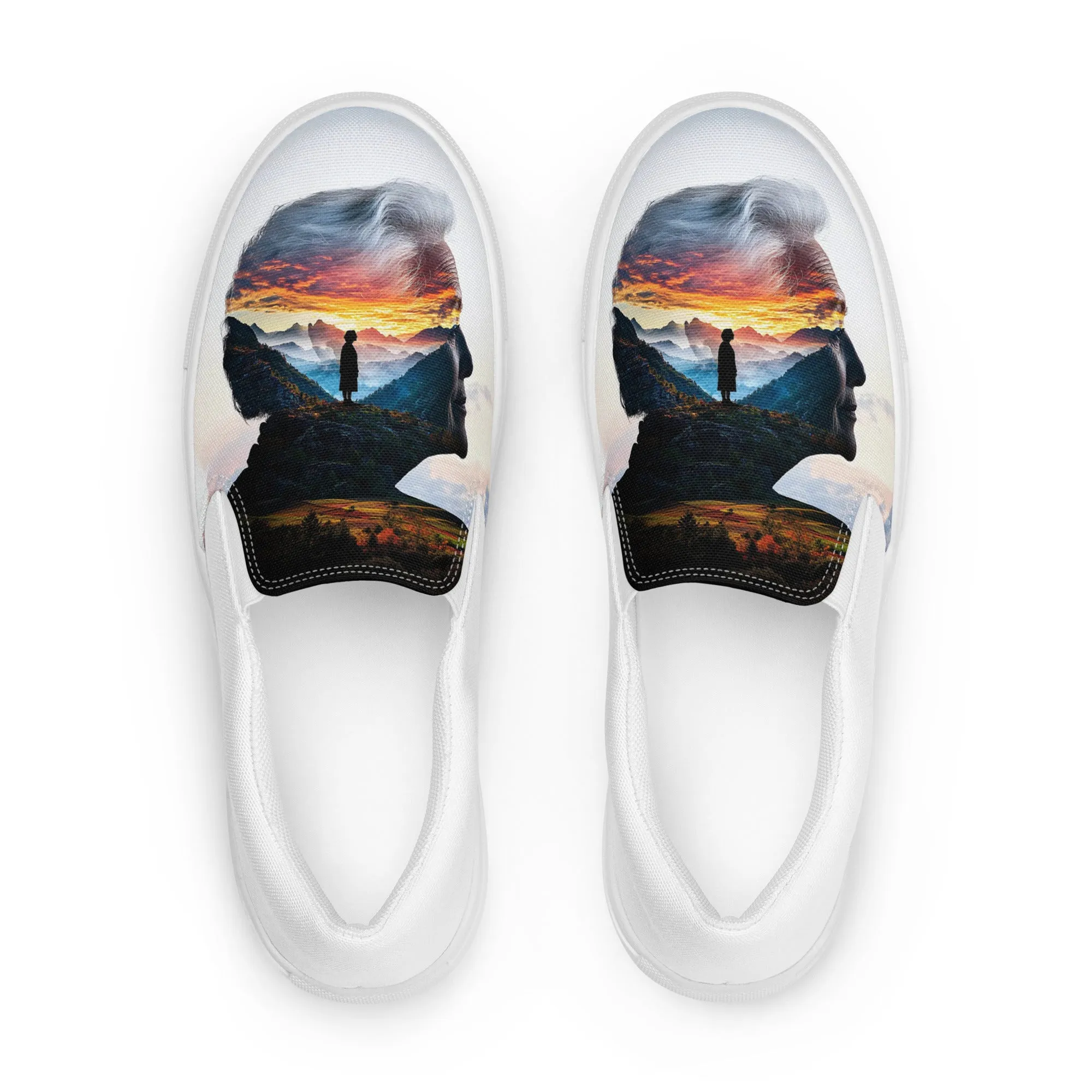 Hidden Peace Women’s slip-on canvas shoes