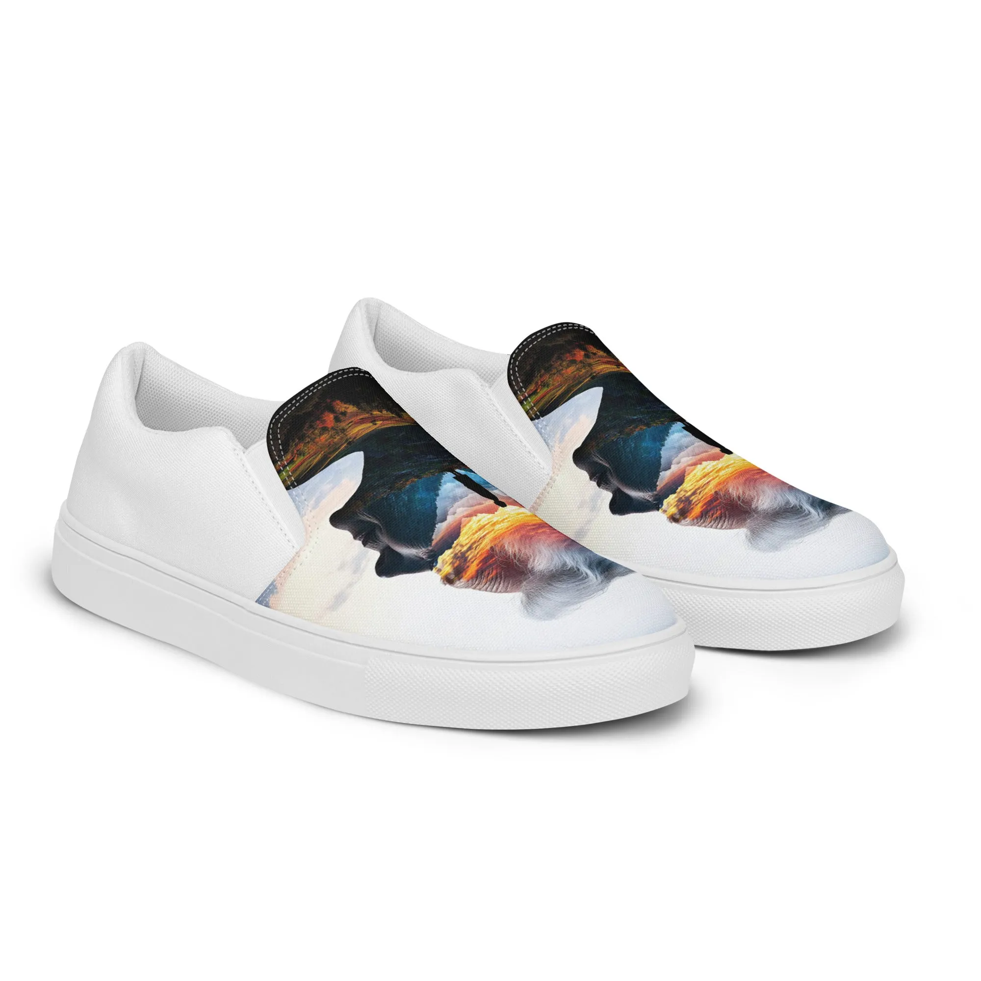 Hidden Peace Women’s slip-on canvas shoes