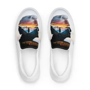 Hidden Peace Women’s slip-on canvas shoes