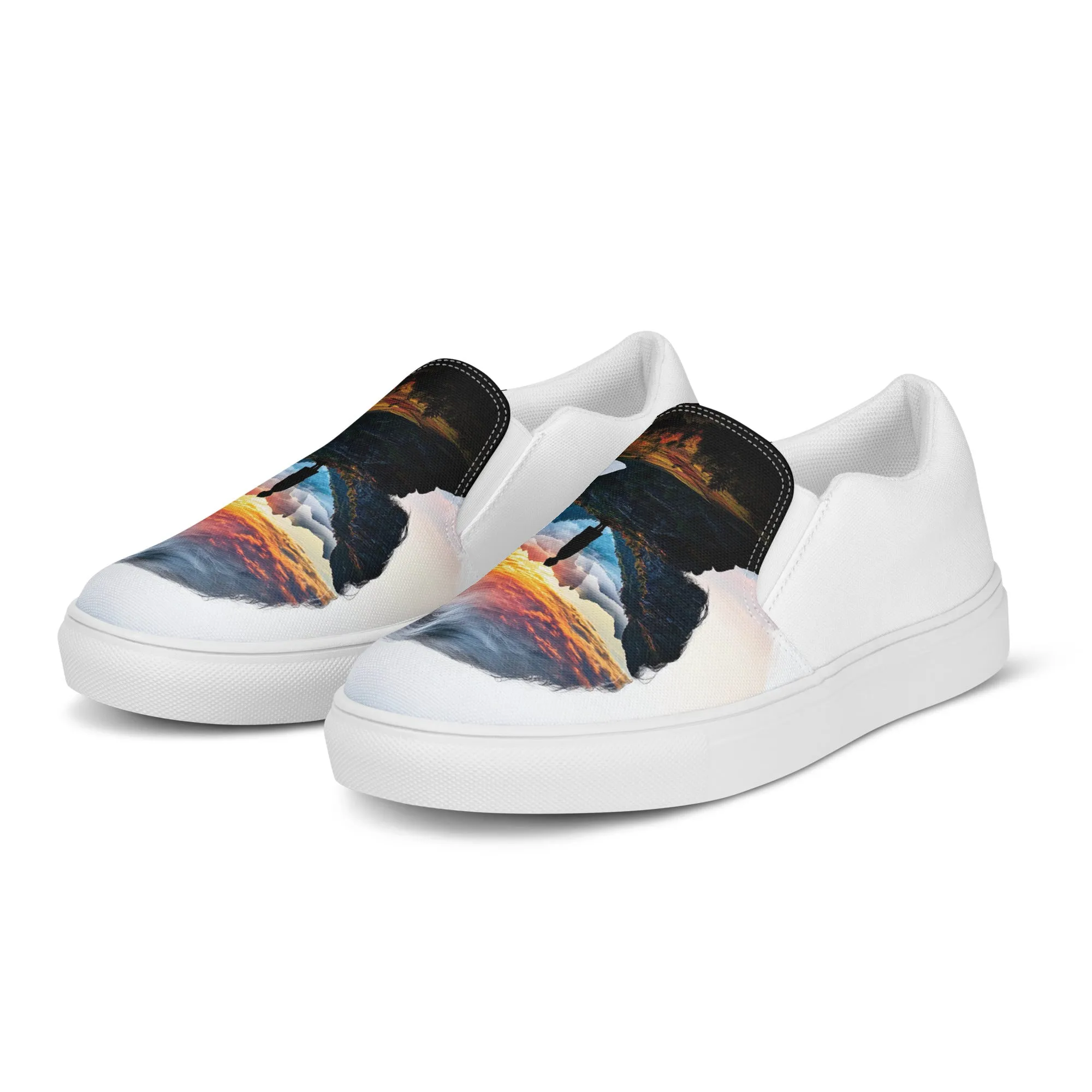 Hidden Peace Women’s slip-on canvas shoes