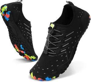 Hike Barefoot Water Swim Shoes for Women Men Footwear, Beach Sports Quick Dry Aqua Wide Toe Box Non-Slip Athletic Shoes for Pool River Hiking Diving Surfing Kayaking Boating Fishing Water Sports Gym