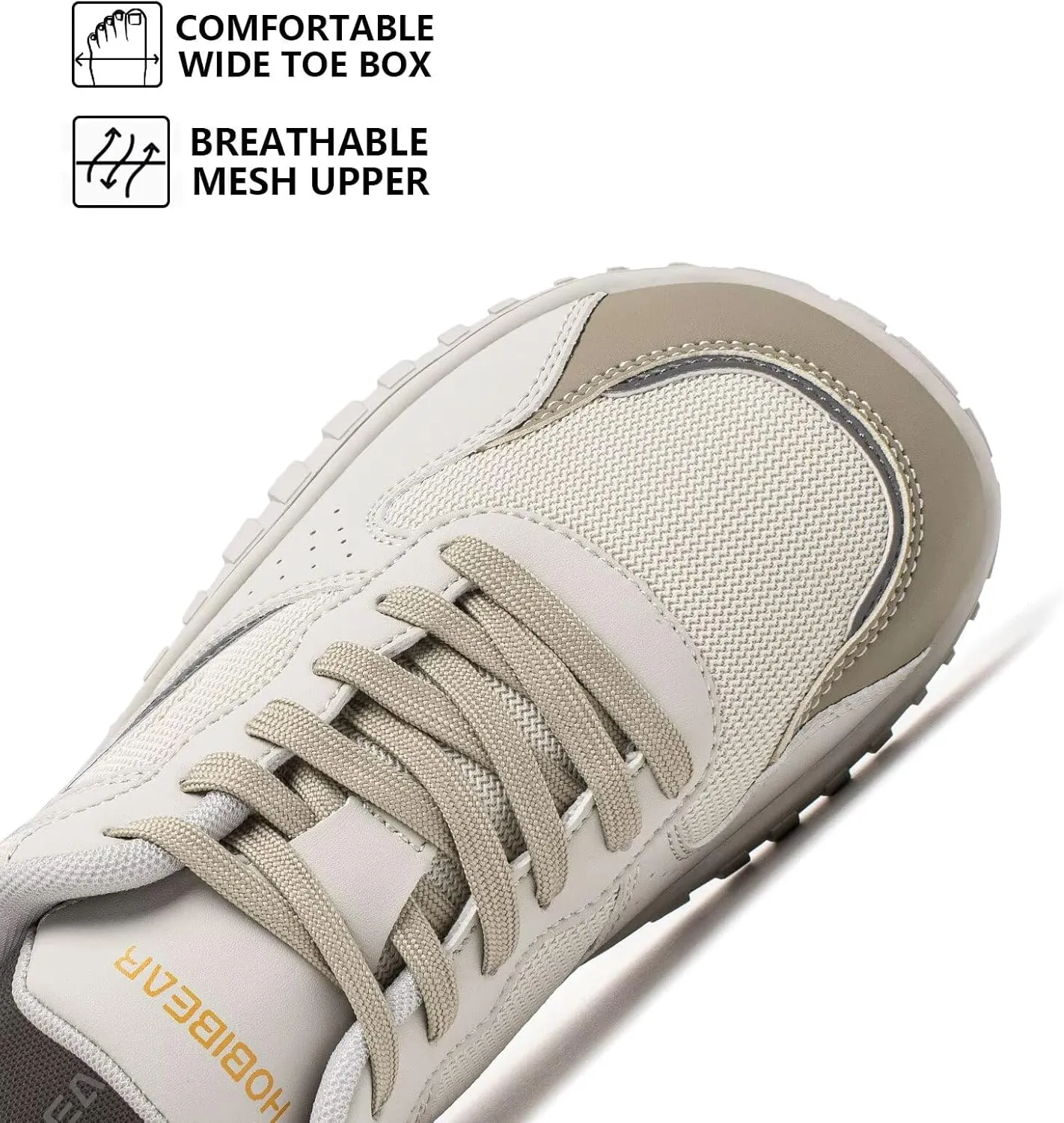 HOBIBEAR Mens Barefoot Shoes | Wide Toe Box | Comfortable Trail Running Sneaker