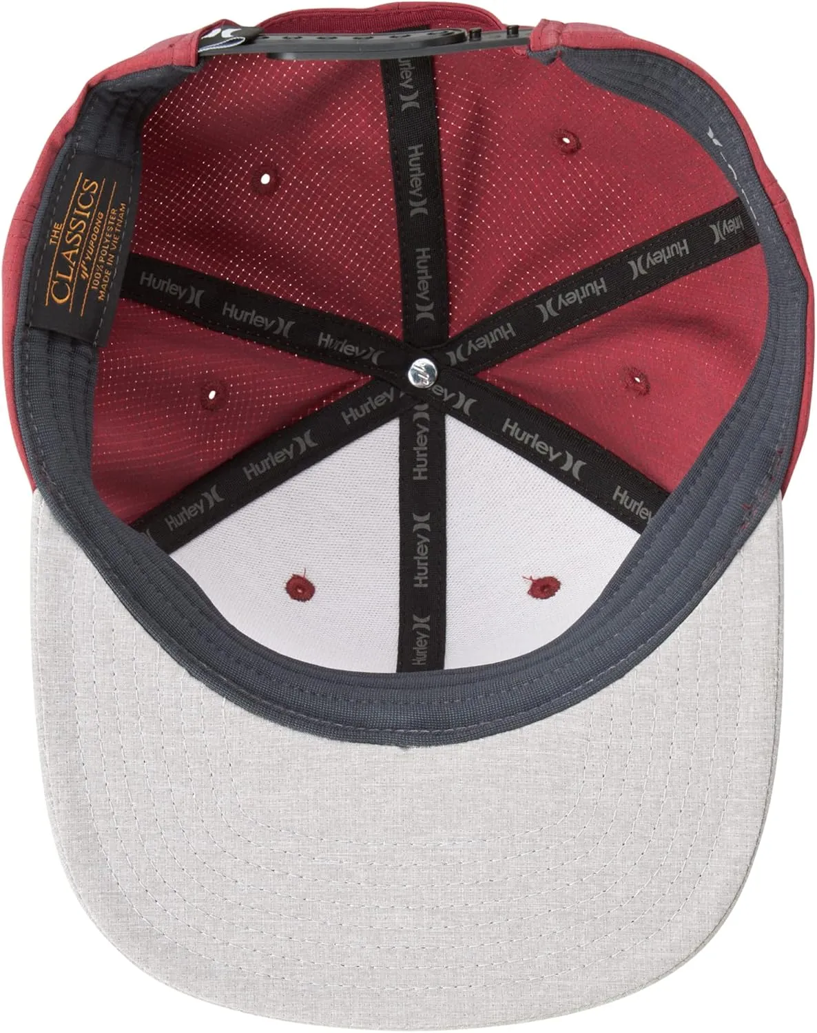 Hurley Men’s Hat – Lightweight Phantom Core Snap-Back Baseball Cap