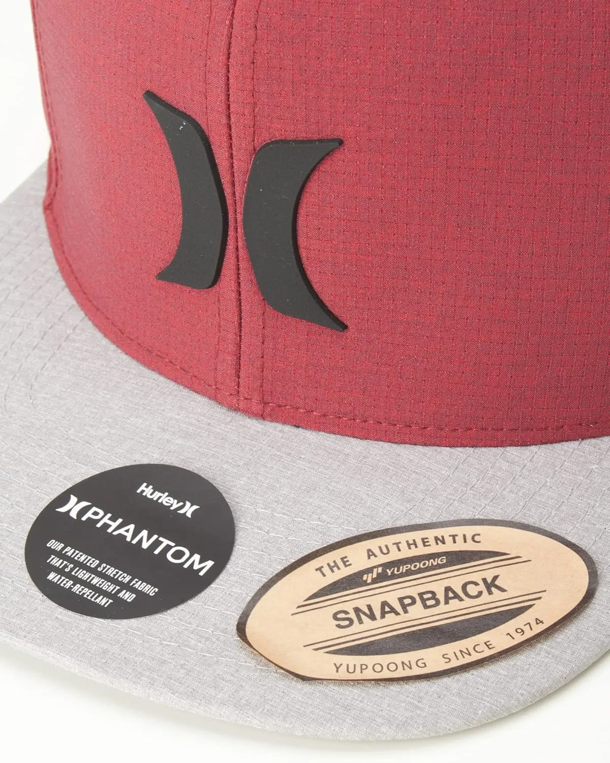 Hurley Men’s Hat – Lightweight Phantom Core Snap-Back Baseball Cap