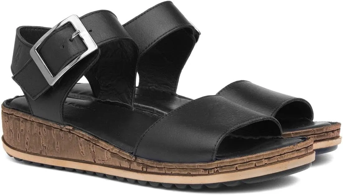 Hush Puppies women's Ankle-Strap Wedge Sandal