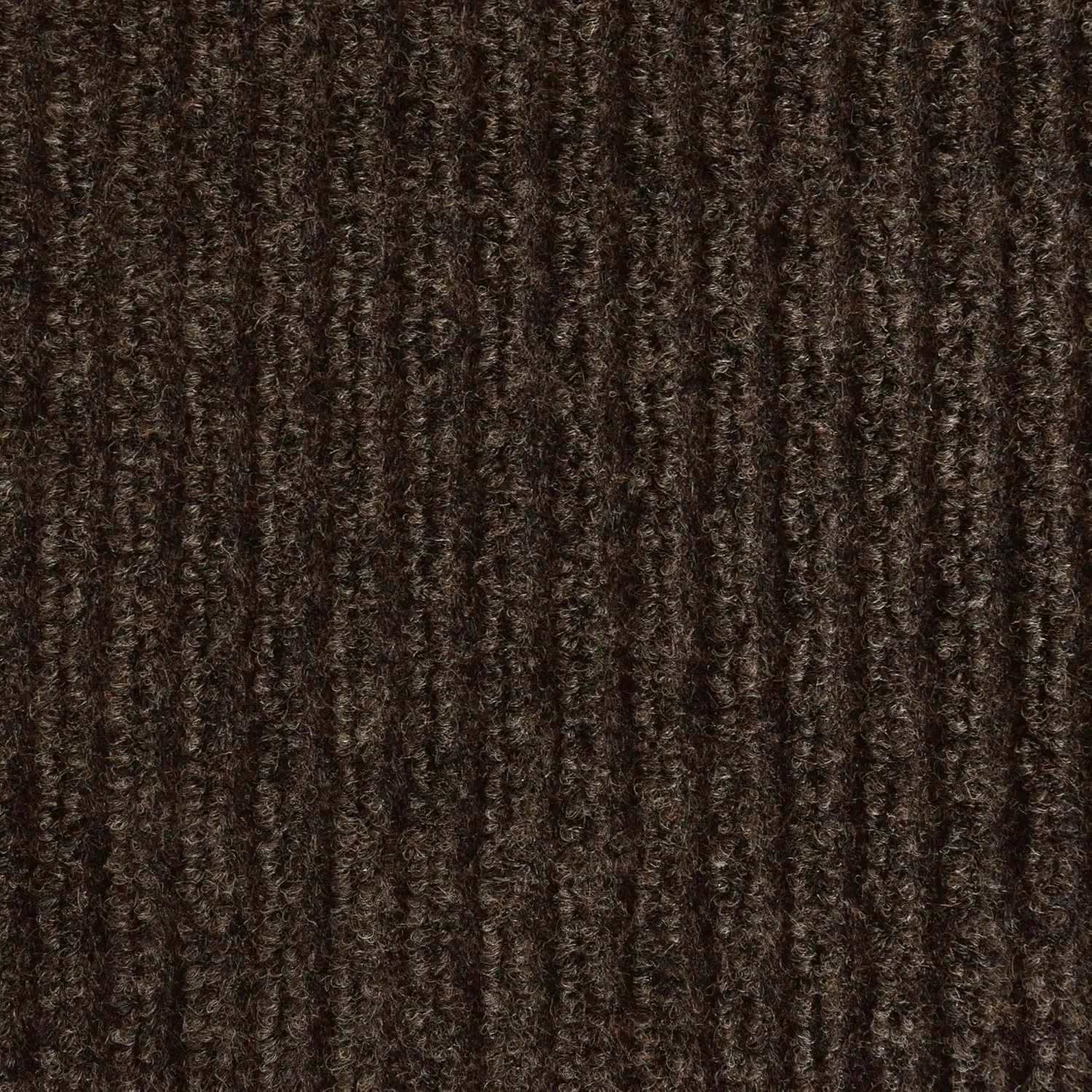 iCustomRug Spartan Weather Warrior Indoor/Outdoor Utility Ribbed Carpet Runner with Non-Slip Thermoplastic Rubber Backing, 3ft X 4ft Brown