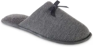 isotoner Womens Waffle Knit Clog Slippers