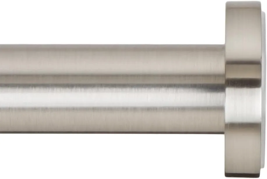 Ivilon Shower Tension Curtain Rod - Adjustable Spring Tension Rod for Shower Curtains, Bathroom, or Windows, Easy to Install, No Drilling Required, Rustproof, Adjustable 54 to 90 Inch Brushed Nickel