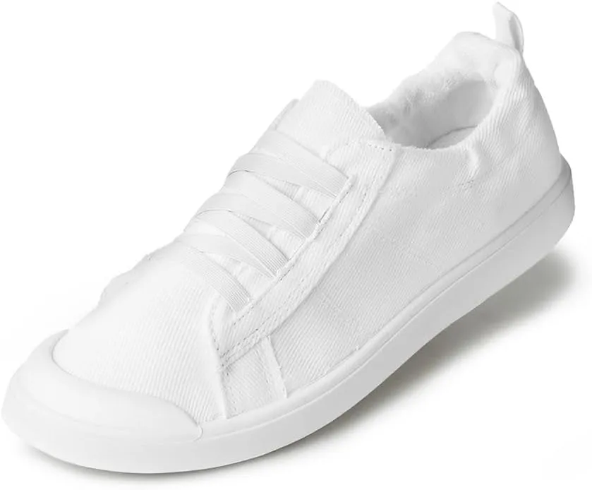 J. Adams Taylor Low-Top Sneakers - Easy Slip-on Elastics Shoe Laces - Comortable Walking Shoes