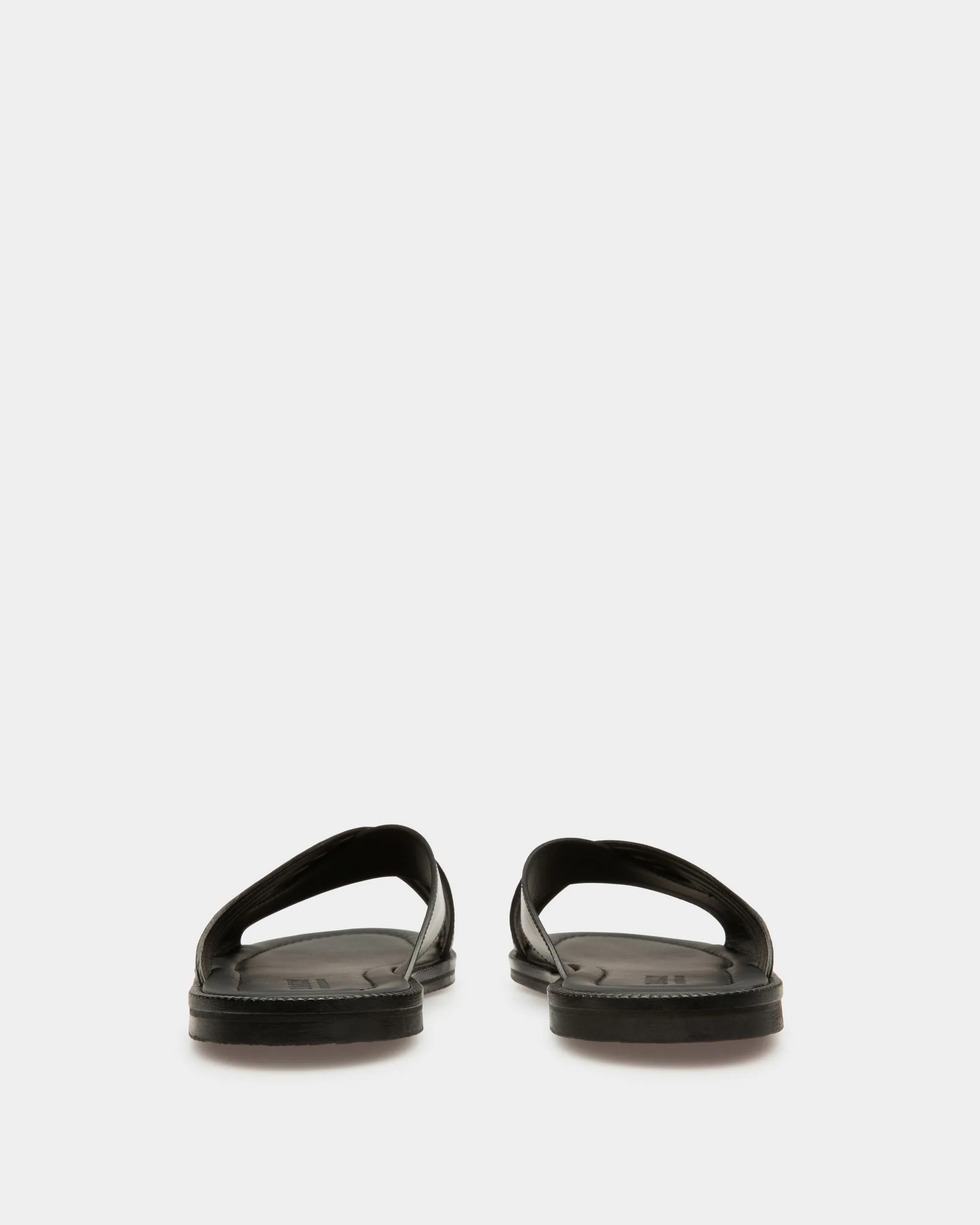 Jabil Leather Sandals In Black
