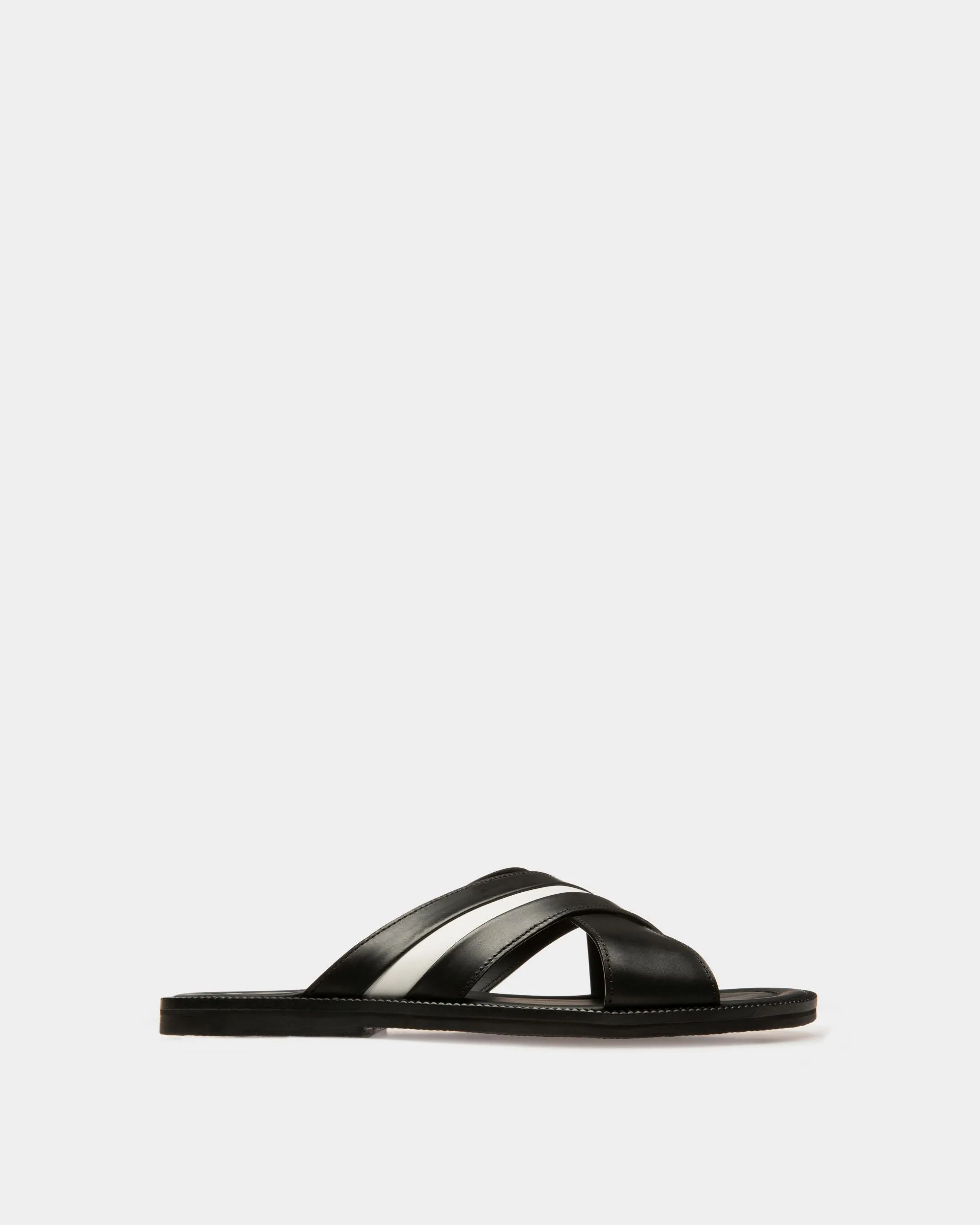 Jabil Leather Sandals In Black