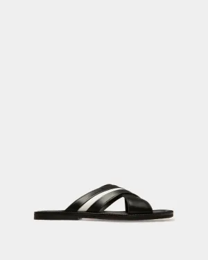 Jabil Leather Sandals In Black