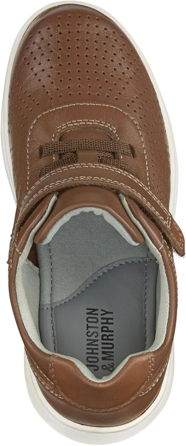 Johnston & Murphy Little Kid Activate U-Throat Casual Boys Lace-Up Sneaker