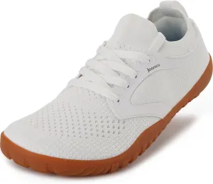 Joomra Women's Minimal Trail Running Shoes Size 8.5-9 Barefoot Zero Drop Hiking Trekking Camping Fashion Workout Sport Toes Gym Slip On Sneakers White 40