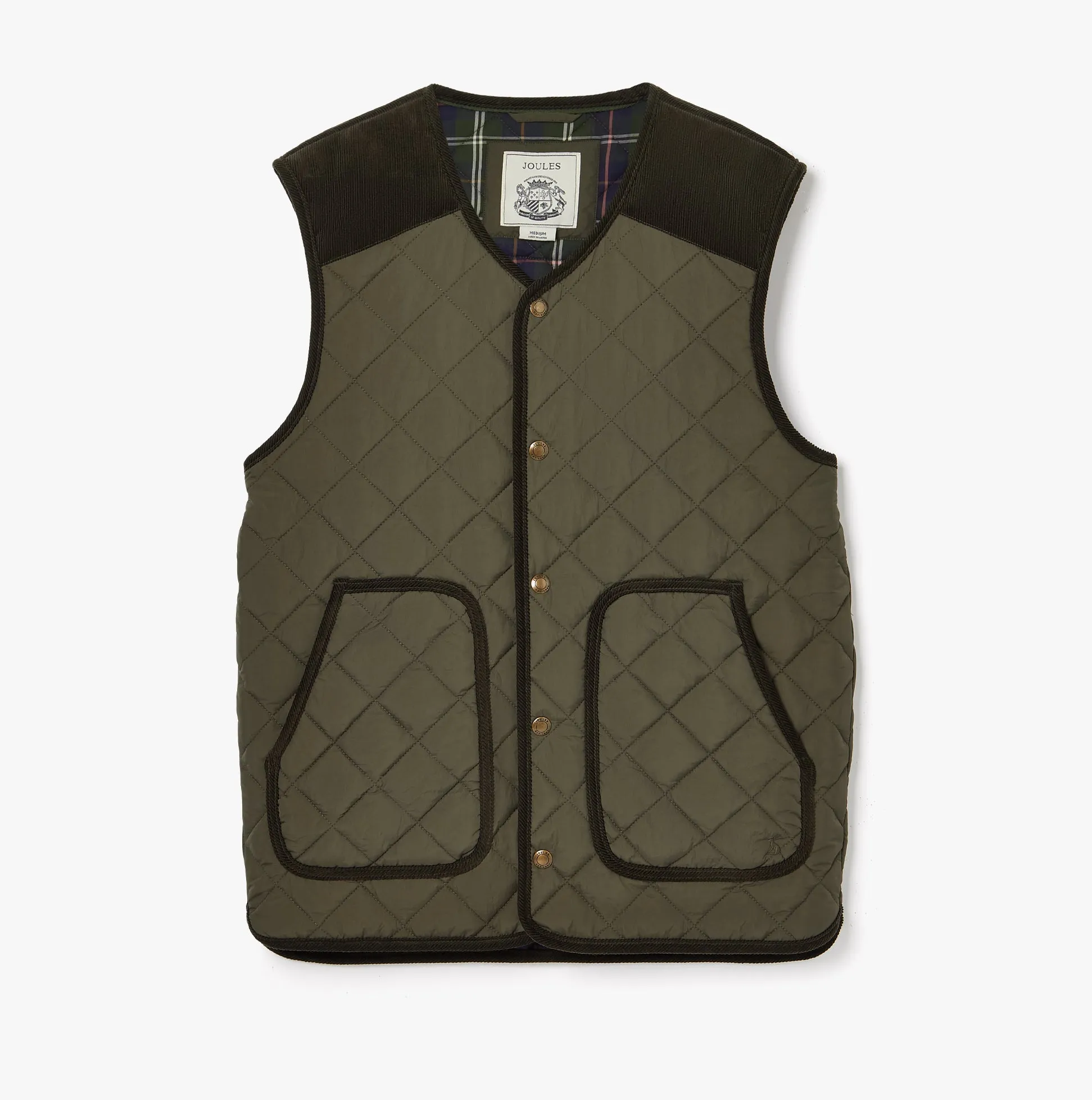Joules GIBSON Mens Gilet Green