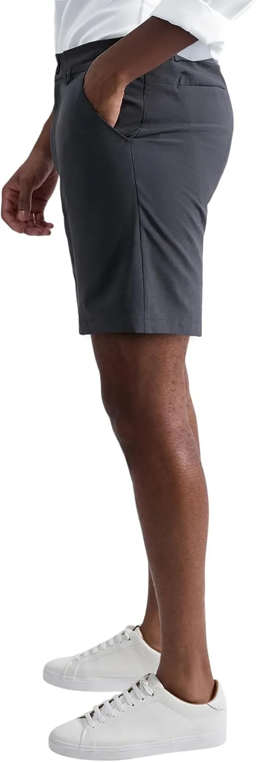 Kenneth Cole REACTION Men's 7 Inch Lightweight Hybrid Stretch Performance Shorts-7 Inseams