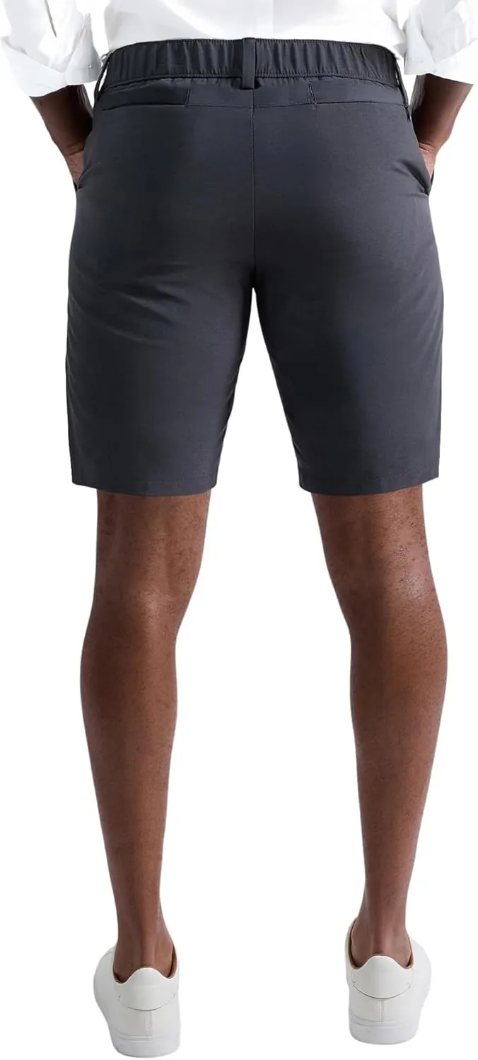 Kenneth Cole REACTION Men's 7 Inch Lightweight Hybrid Stretch Performance Shorts-7 Inseams