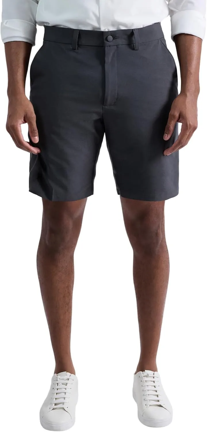 Kenneth Cole REACTION Men's 7 Inch Lightweight Hybrid Stretch Performance Shorts-7 Inseams