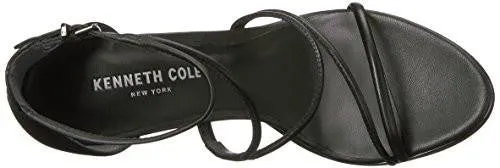 Kenneth Cole York Bryanna Strappy Leather Dress Sandal Black 65 M Us