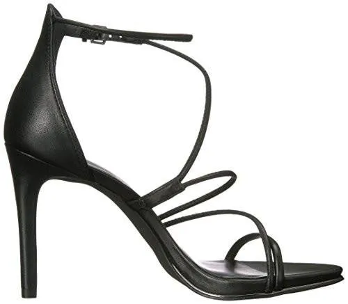 Kenneth Cole York Bryanna Strappy Leather Dress Sandal Black 65 M Us