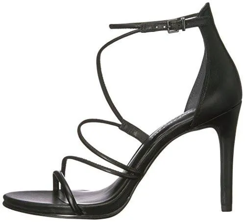 Kenneth Cole York Bryanna Strappy Leather Dress Sandal Black 65 M Us