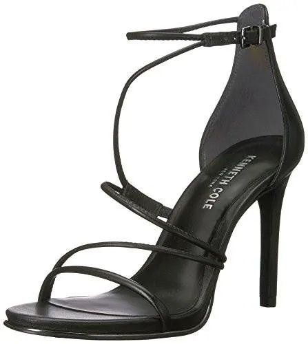 Kenneth Cole York Bryanna Strappy Leather Dress Sandal Black 65 M Us