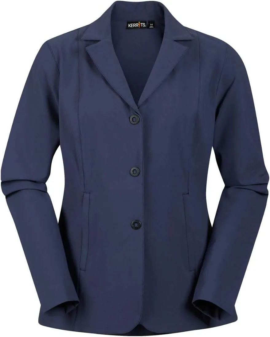 Kerrits Women's Equestrian Stretch Competitor Coat – 3-Snap, Lightweight English Horse Show Jacket, Machine Wash