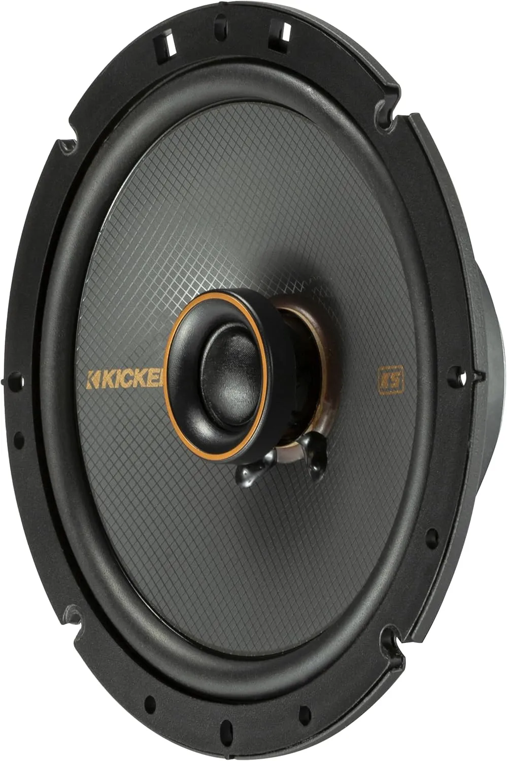 Kicker 51KSC6704 KS-Series 6.75" Coaxial Speakers with .75" tweeters, 4-Ohm, Pair