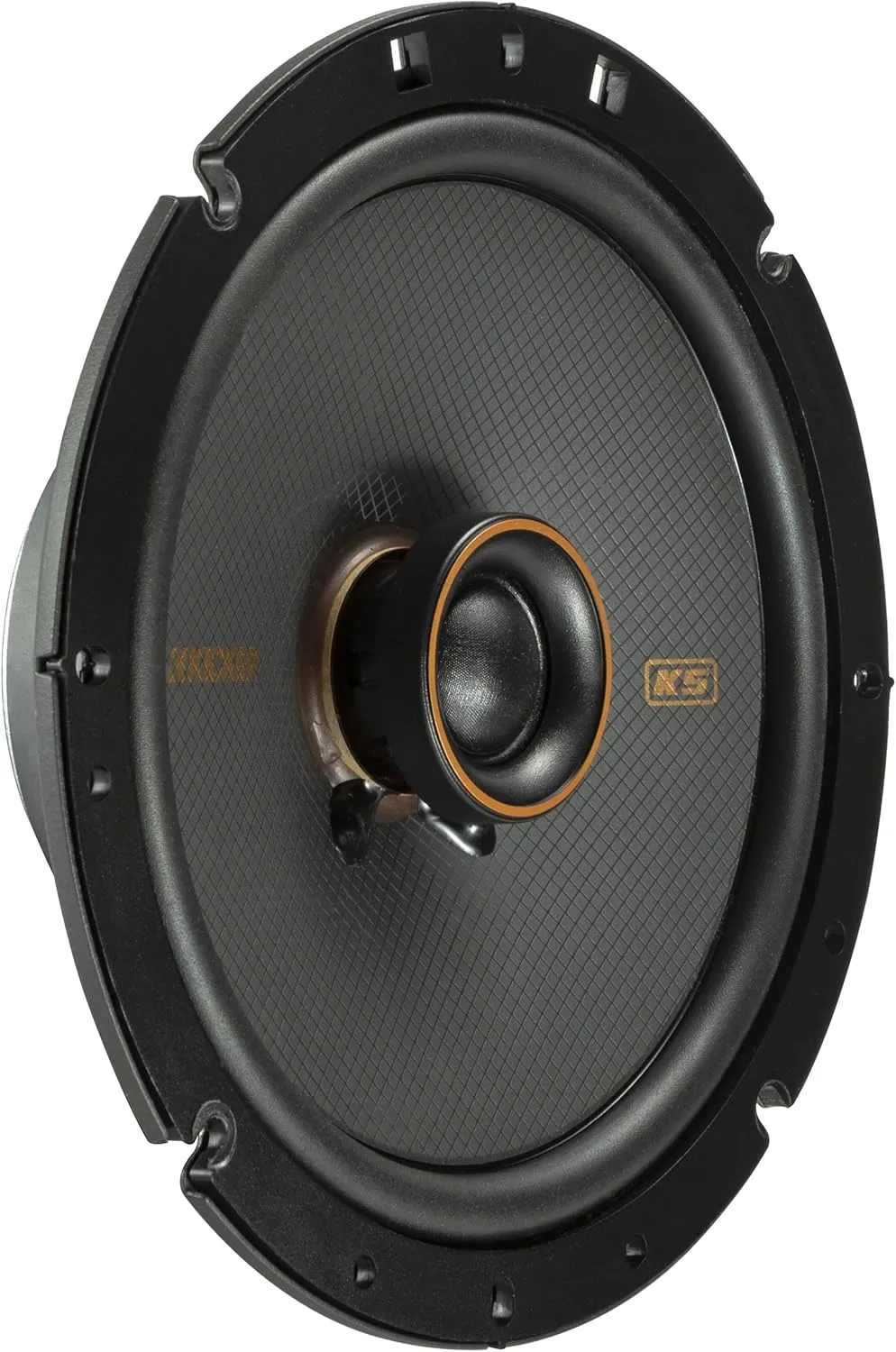 Kicker 51KSC6704 KS-Series 6.75" Coaxial Speakers with .75" tweeters, 4-Ohm, Pair