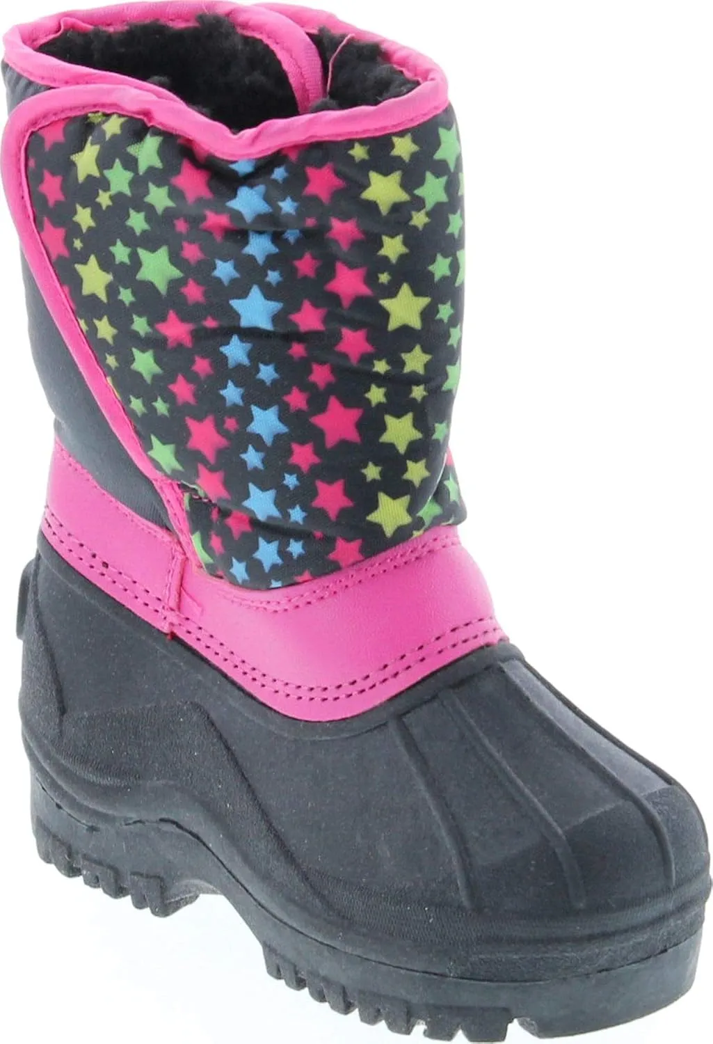Kids Easy Slip On Waterproof Warm Winter Boots