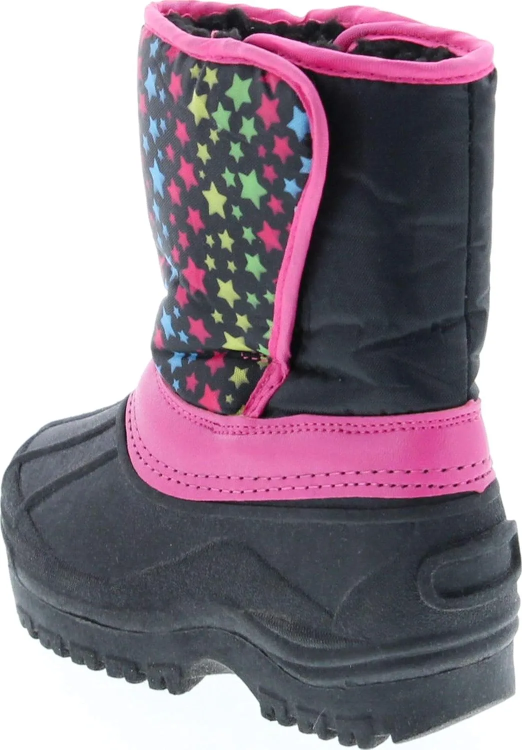 Kids Easy Slip On Waterproof Warm Winter Boots