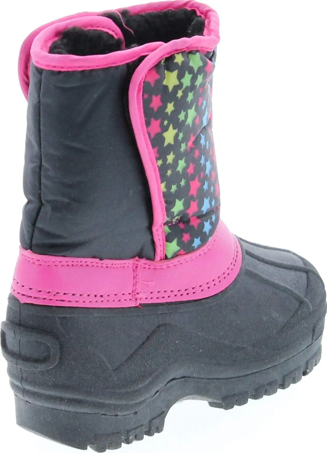 Kids Easy Slip On Waterproof Warm Winter Boots