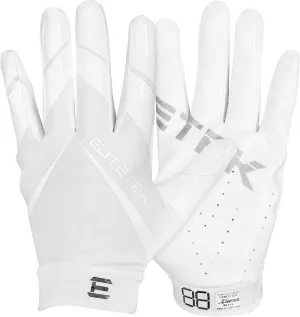 Kids RG-14 Super Tight Fitting Football Gloves - Youth Sizes - Easy Slip On Design No Wrist Strap