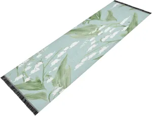 Kigai Lily of The Valley Runner Rug, Non Slip Washable Hallway Runner Rug Soft Carpet Runner for Bedroom, Entryway, Laundry 2' X 6'