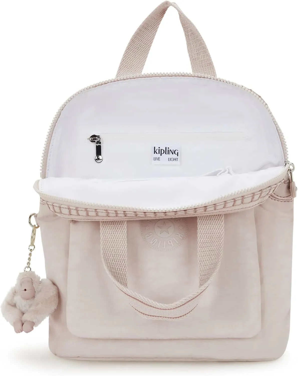 Kipling Women’s Kazuki S Convertible Backpack, Lightweight, Minimal, Nylon Laptop Backpack