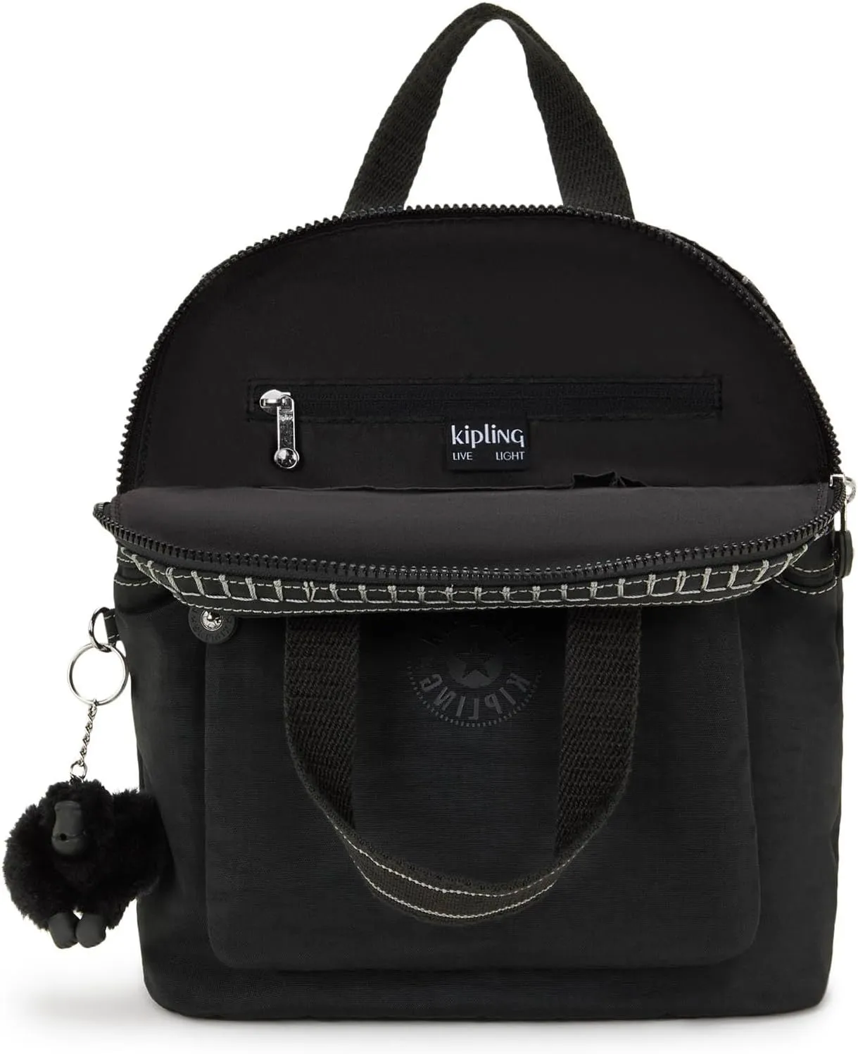 Kipling Women’s Kazuki S Convertible Backpack, Lightweight, Minimal, Nylon Laptop Backpack