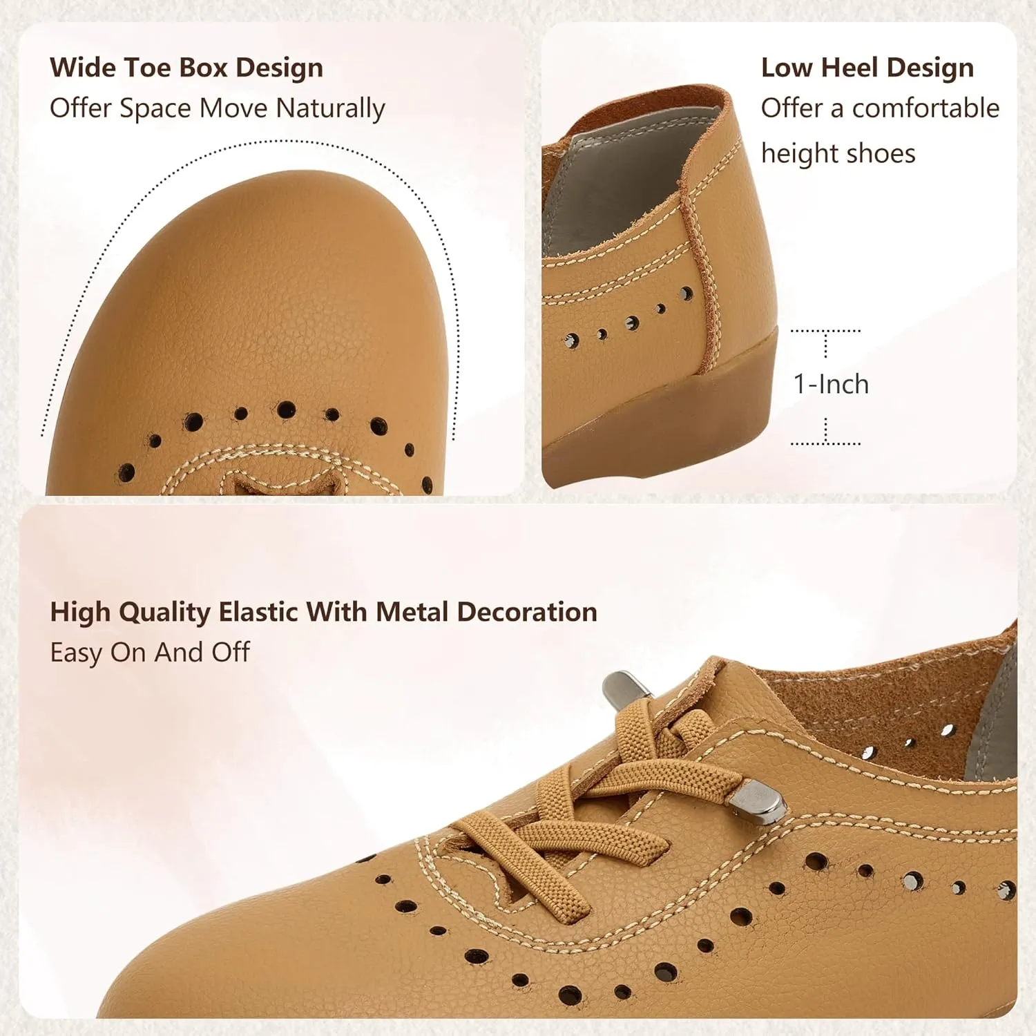 Kkyc Women's Shoes Comfy Fashion Loafers Slip on Leather Sneakers Cute Nurse Work Flats Lightweight Casual Walking Shoes
